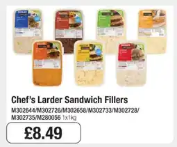 Makro Chef’s Larder Sandwich Fillers offer