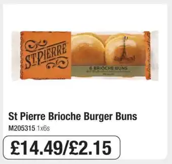 Makro St Pierre Brioche Burger Buns offer