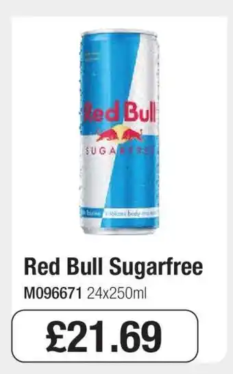 Makro Red Bull Sugarfree offer