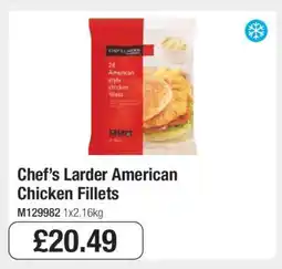 Makro Chef’s Larder American Chicken Fillets offer