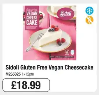 Makro Sidoli Gluten Free Vegan Cheesecake offer