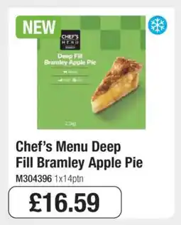 Makro Chef’s Menu Deep Fill Bramley Apple Pie offer