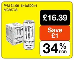 Makro Monster Energy Ultra offer