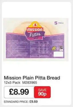 Makro Mission Plain Pitta Bread offer