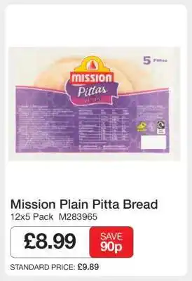Makro Mission Plain Pitta Bread offer