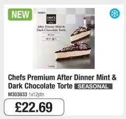 Makro Chefs Premium After Dinner Mint & Dark Chocolate Torte offer