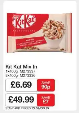 Makro Kit Kat Mix-In offer