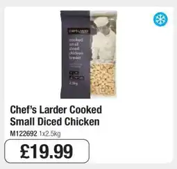 Makro Chef’s Larder Cooked Small Diced Chicken offer