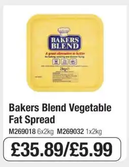 Makro Bakers Blend Vegetable Fat Spread offer