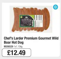 Makro Chef’s Larder Premium Gourmet Wild Boar Hot Dog offer