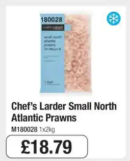 Makro Chef’s Larder Small North Atlantic Prawns offer