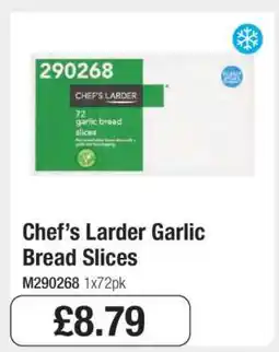 Makro Chef’s Larder Garlic Bread Slices offer