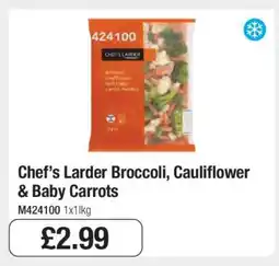 Makro Chef’s Larder Broccoli, Cauliflower & Baby Carrots offer