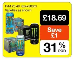 Makro Monster Energy Drink offer