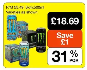 Makro Monster Energy Drink offer