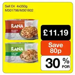 Makro Rana Lasagne offer