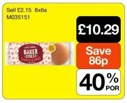 Makro Baker Street 6 Burger Buns offer