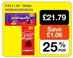 Makro Cadbury Dairy Milk/Bournville offer