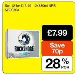 Makro Rockshore Light Lager offer