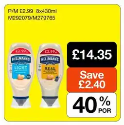 Makro Hellmann’s Mayonnaise offer