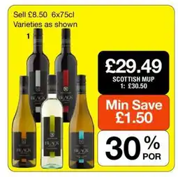 Makro Black Wine Varieties offer