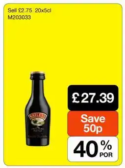 Makro Baileys Original offer