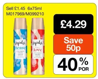 Makro Impulse Tease & True Love offer