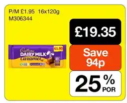 Makro Cadbury Dairy Milk Caramel offer