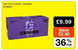 Makro Strongbow Dark Fruit Cider offer