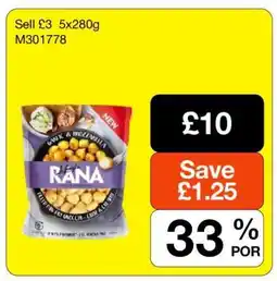 Makro Rana Garlic & Mozzarella Gnocchi offer
