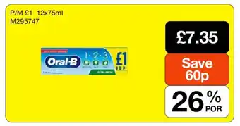 Makro Oral-B Toothpaste offer