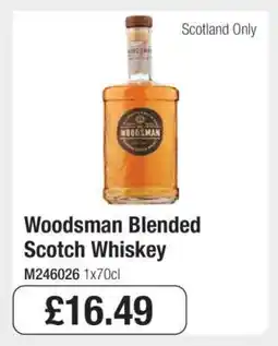 Makro Woodsman Blended Scotch Whiskey offer