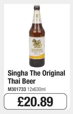 Makro Singha The Original Thai Beer offer