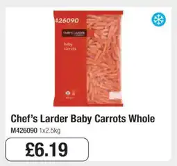 Makro Chef’s Larder Baby Carrots Whole offer