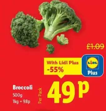 Lidl Broccoli offer