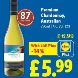 Lidl Premium Chardonnay, Australian offer