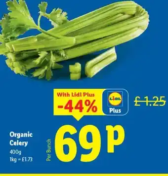 Lidl Organic Celery offer