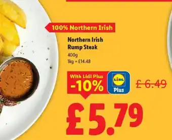 Lidl Northern Irish Rump Steak offer