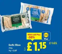 Lidl Garlic Slices offer