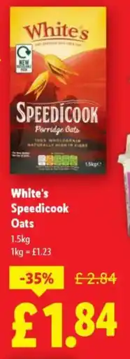 Lidl White's Speedicook Oats offer