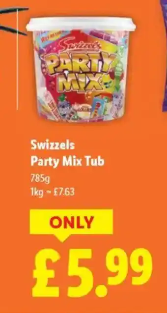 Lidl Swizzels Party Mix Tub offer