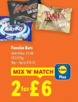 Lidl Funsize Bars offer