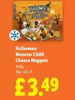 Lidl Halloween Monster Chilli Cheese Nuggets offer