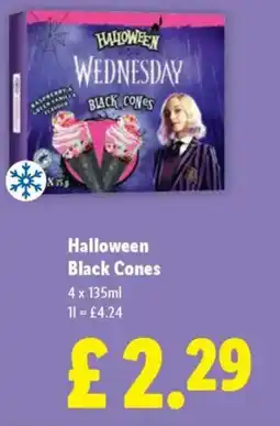 Lidl Halloween Black Cones offer