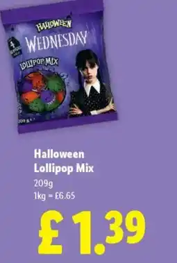 Lidl Halloween Lollipop Mix offer