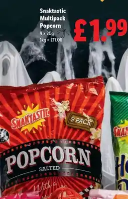 Lidl Snaktastic Multipack Popcorn offer