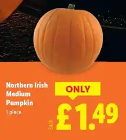 Lidl Northern Irish Medium Pumpkin offer