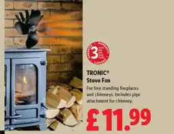 Lidl TRONIC® Stove Fan offer