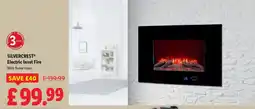 Lidl SILVERCREST Electric Inset Fire offer