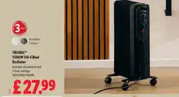 Lidl TRONIC 1500W Oil-Filled Radiator offer
